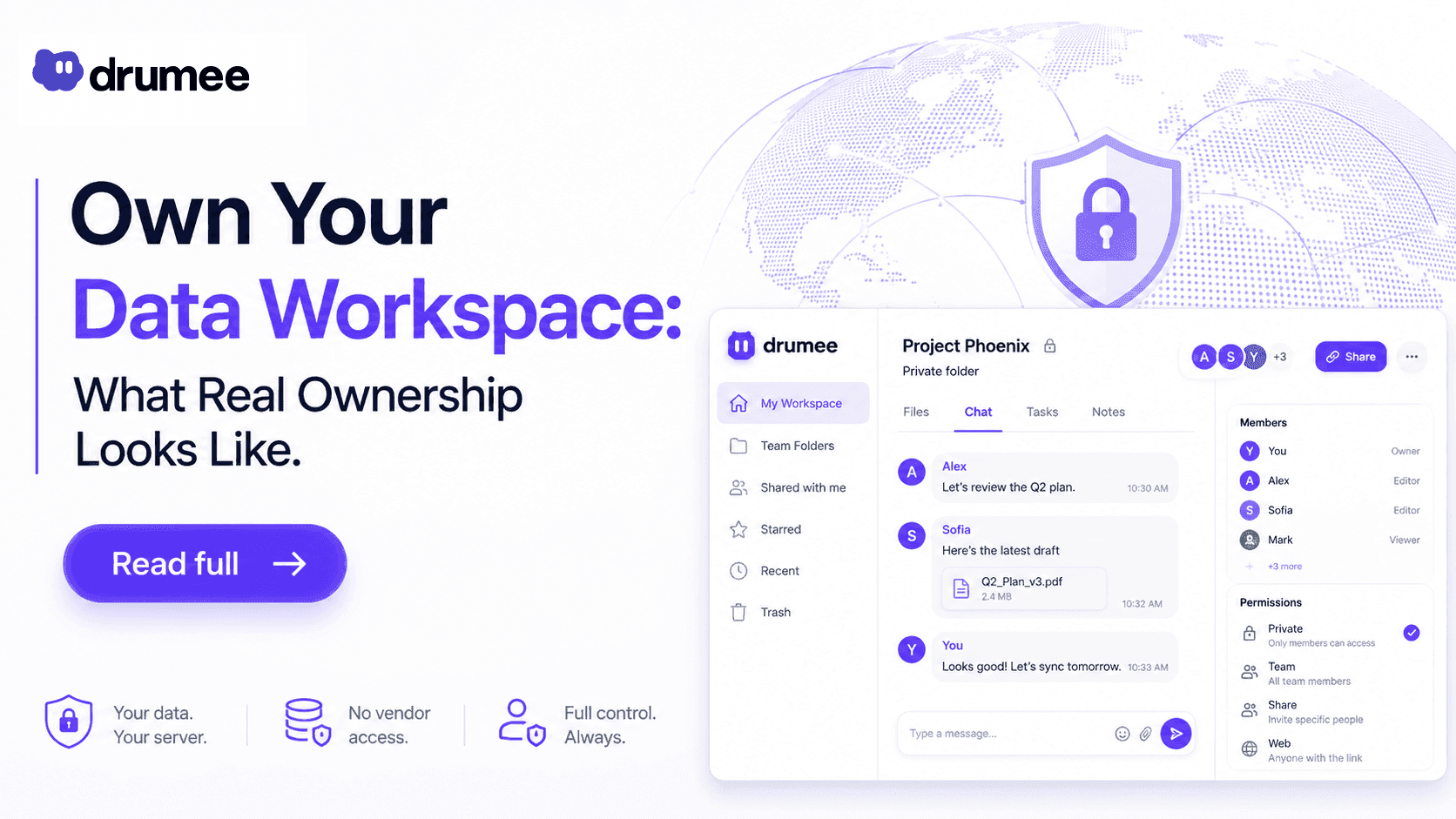Own Your Data Workspace: What Real Ownership Looks Like